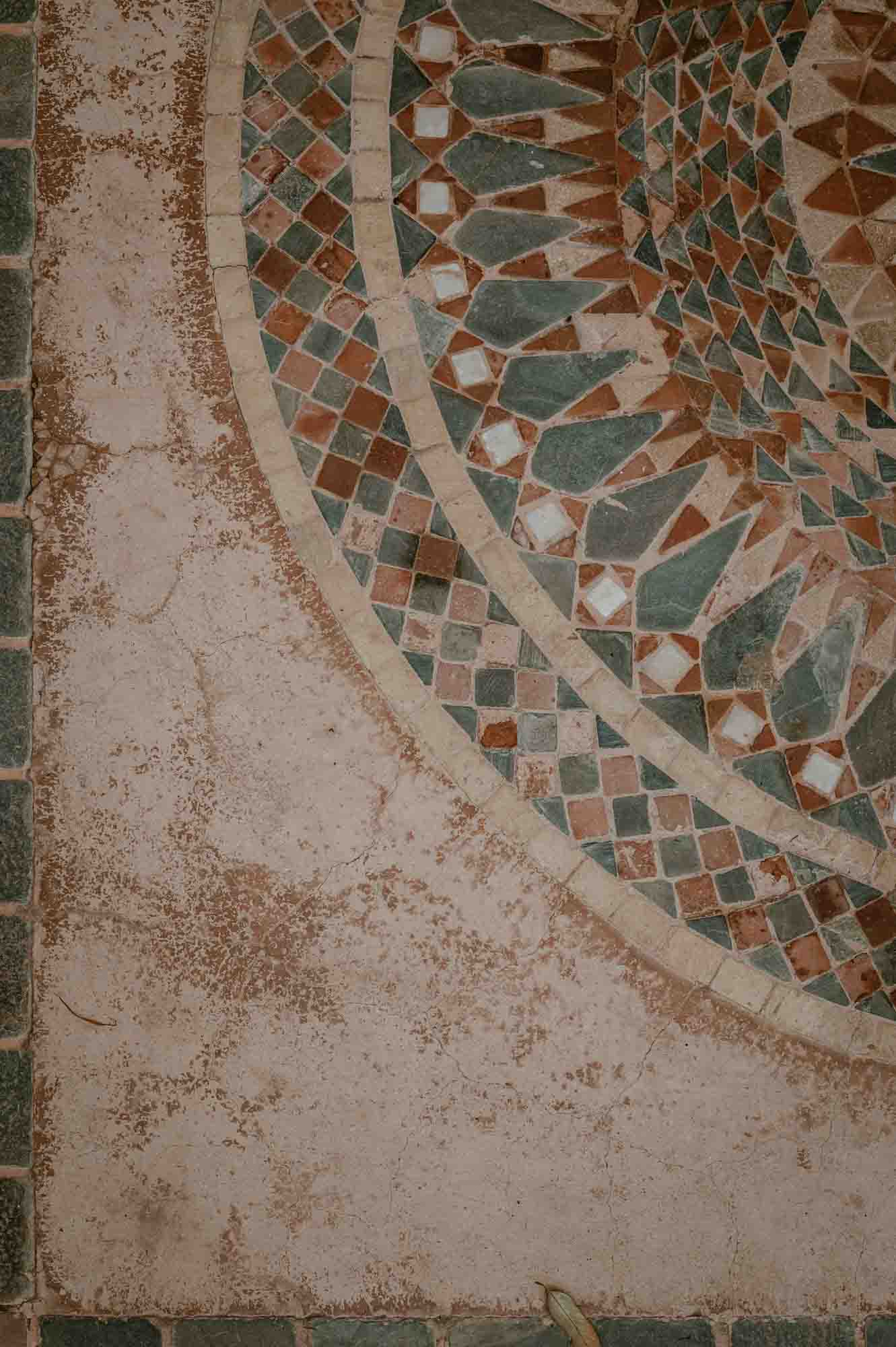 Old Moroccon floor pattern